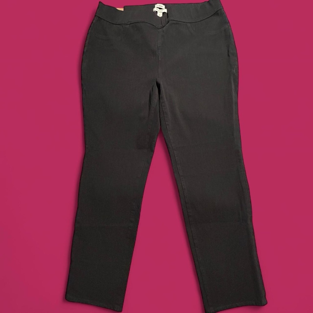 L.L. Bean Black Classic Fit Trousers